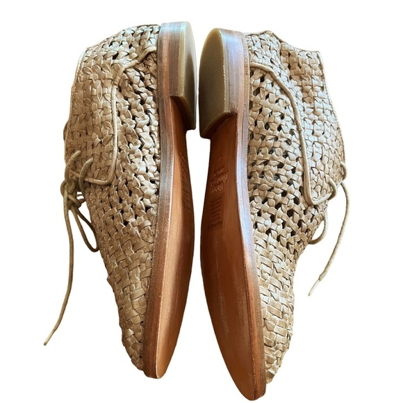 Vintage Foundry Co. Minstrel Womens Fashion Derby in Taupe/Khaki Leather EUC - Picture 7 of 10